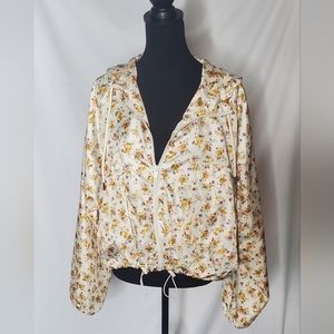 Floral Windbreaker